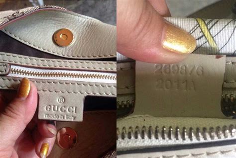 gucci monogram real vs fake|gucci serial number tag.